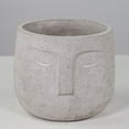 thumbnail image 1 of Gray Face Pattern Planter, 1 of 1