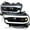 Jet Black Housing Clear Lens, variant on Spec-D Tuning Glossy Black Smoke Projector Headlights w/ LED Bar Compatible with 2019-2024 Dodge Ram 2500, 3500, 4500, Left + Right Pair Headlamps Assembly