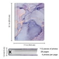 thumbnail image 5 of Fintie Photo Album 4x6 Photos - 112 Photos Premium Vegan Leather Cover, Portable Wallet Photo Albums, Lilac Marble, 5 of 8