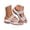 Beige, variant on Pandaie Womens Sandals Rhinestone Orthopedic Summer Wedge Slides with Arch Support Ladies Sparkly Bohemian Casual Walking Shoes with Hook and Loop Beige Size 6