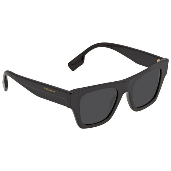 BURBERRY BE4360 399387 Square Black Dark Grey 49 mm Men's Sunglasses