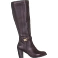 thumbnail image 4 of Giani Bernini Women's Rozario Leather Closed Toe Over Knee Fashion Boots Black Size 9.5M-WC, 4 of 6