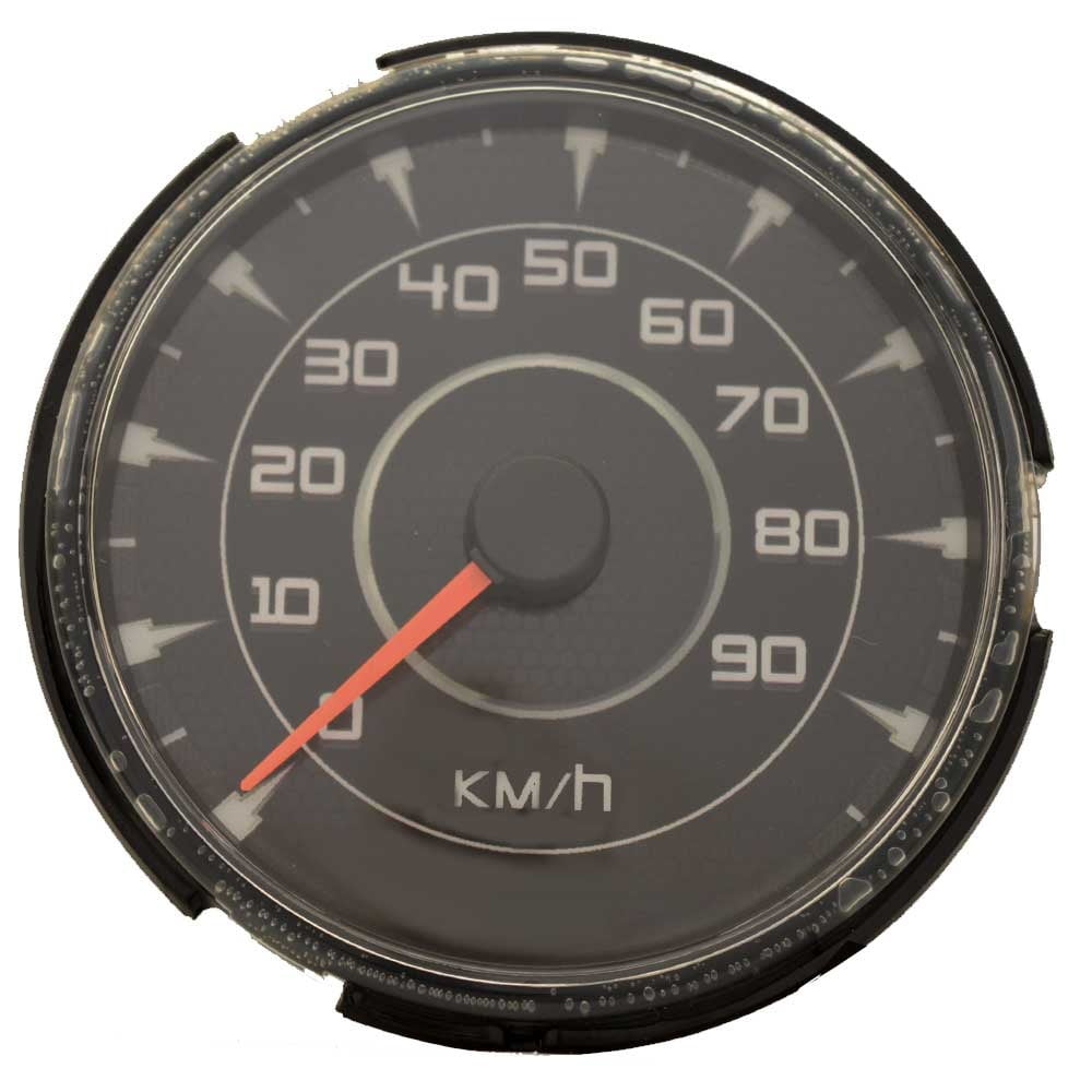 MasterCraft Boat Speedometer Gauge 5008134 Medallion 90 KM/H Black