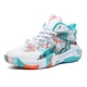 thumbnail image 1 of Zapatillas de baloncesto transpirables de malla para hombre, zapatillas impermeables, antideslizantes y amortiguadoras con diseño de grafiti, 1 of 3