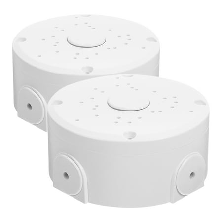 

Voiceine 2Pcs Security Camera Box Camera Electric Wire Holder Ceiling Mounted Camera Cover for Ceiling