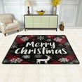 thumbnail image 3 of Area Rugs 72"x48" Indoor Non-Slip Wear Resistant Floor Mats Soft Large Carpets for Living Room Bedroom Home Decor Washable Rug Elk Christmas Design, 3 of 7