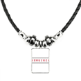 thumbnail image 1 of chinese online palabras nacidas en 1990 collar a mano colgante de cuerda de cuero Unbranded M, 1 of 3