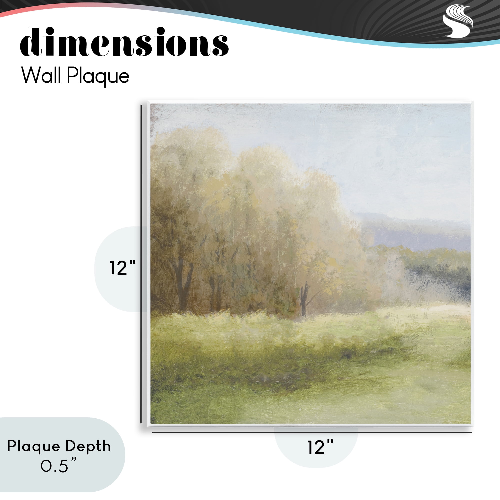 Stupell Industries Within Familiar Place Meadow Wall Plaque Art, design by Michael Marcon