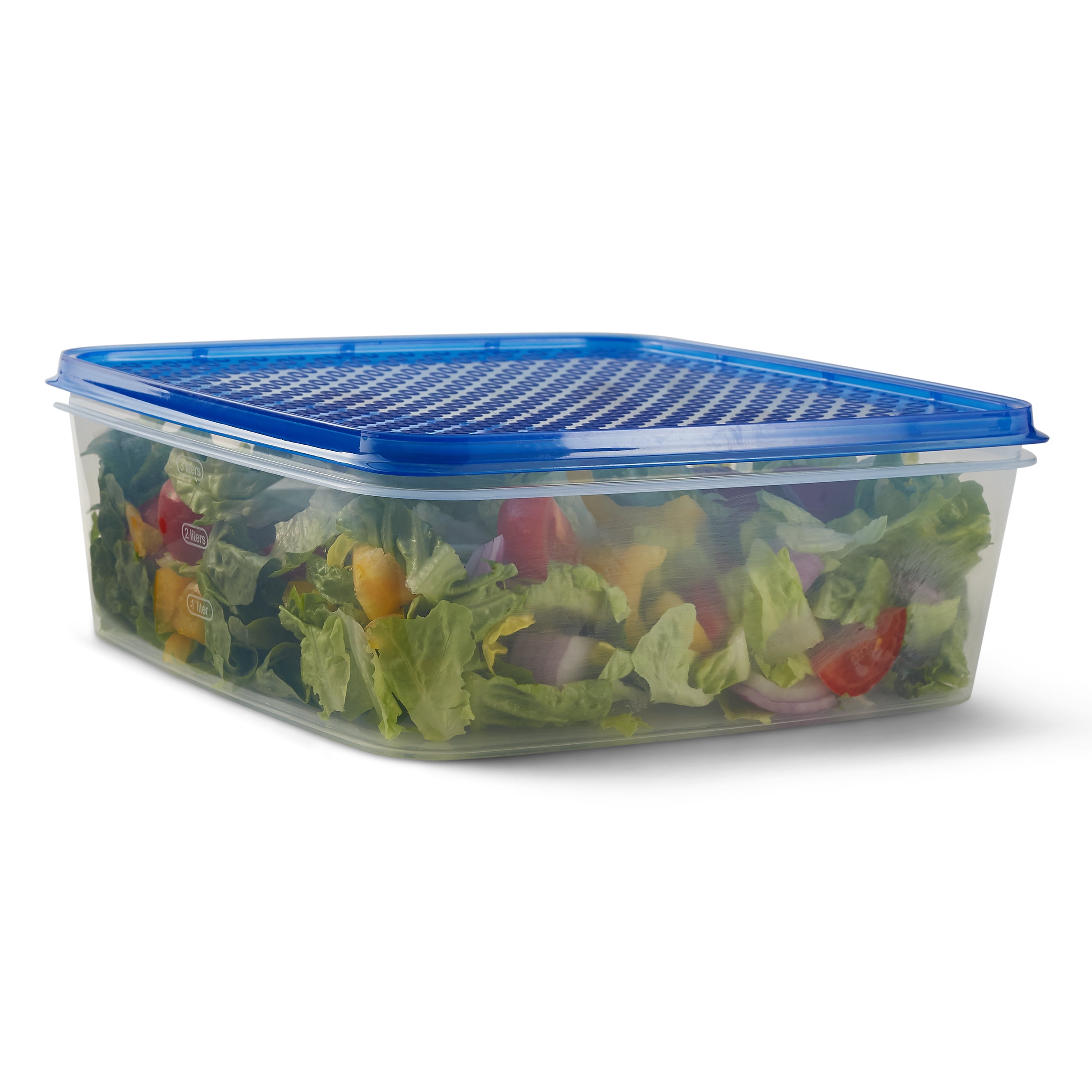 Mainstays Salad Cup with Fork and Dressing Container Plastic 31.1