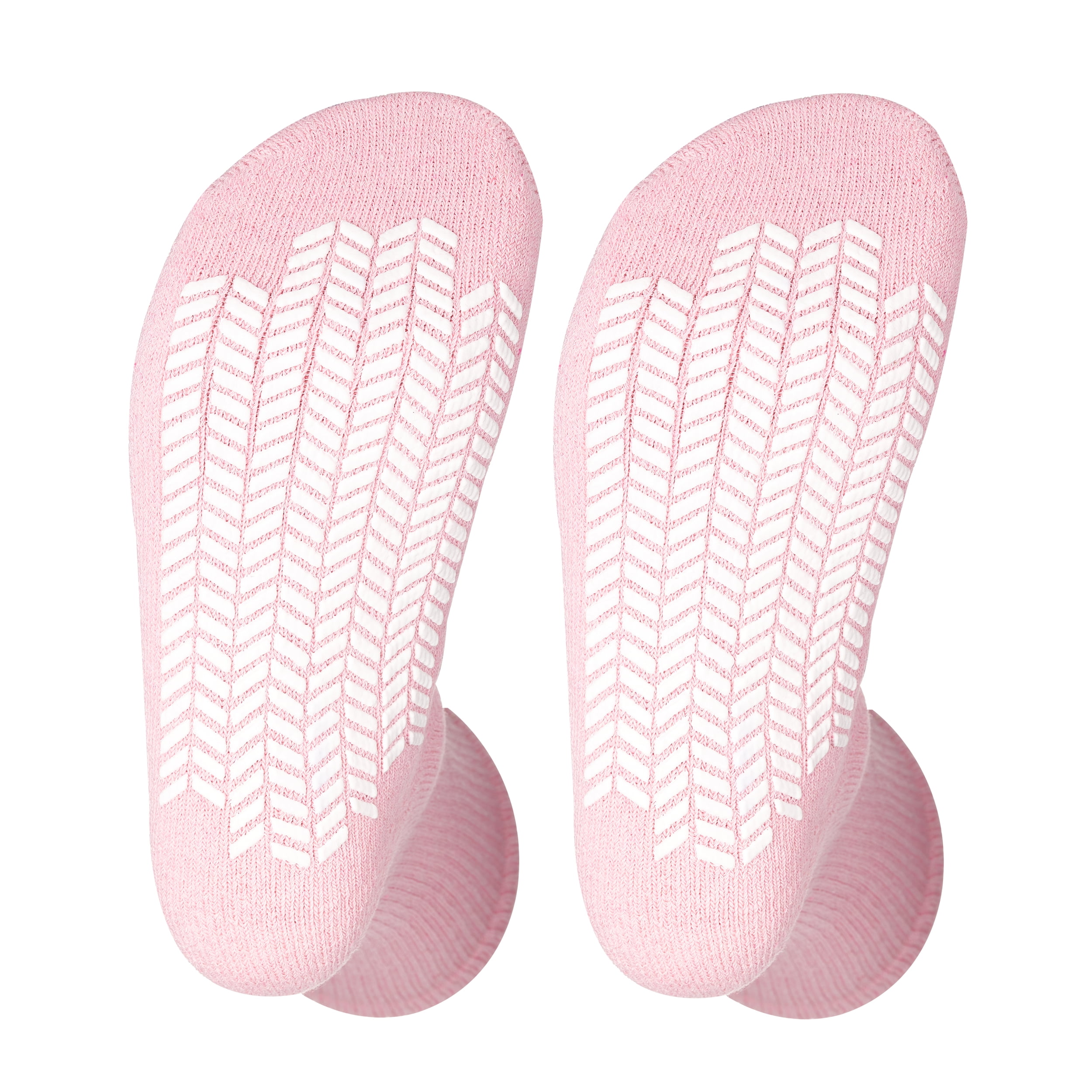 2 pairs Diabetic Socks Unisex Men's and Women Non Skid Hospital Loose