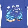 thumbnail image 4 of Inktastic My Papa Loves Me- whale shark Boys or Girls Toddler T-Shirt, 4 of 5