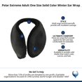 thumbnail image 4 of Polar Extreme Adult One Size Solid Color Winter Ear Wrap, 4 of 4