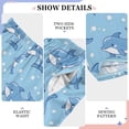 thumbnail image 4 of Cute Dolphin Pajama Pants Soft and Lightweight Elastic Waistband Pajama Pants, 4 of 8
