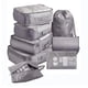 thumbnail image 2 of Organizador de viaje Bolsas de almacenamiento Maleta Juego de embalaje Estuches de almacenamiento Organizador de equipaje portátil para AWhiteEight Piece Set, 2 of 4