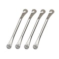 thumbnail image 4 of VERDANVERSE 4Pcs Silver Arc Streamlined Tire Spoon for Cycling Tire Repair Tools 3.5X0.6in, 4 of 7