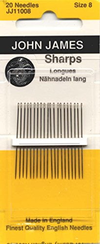Size 8 Colonial Needle 20 Count Richard Hemming Between Quilting Needles 