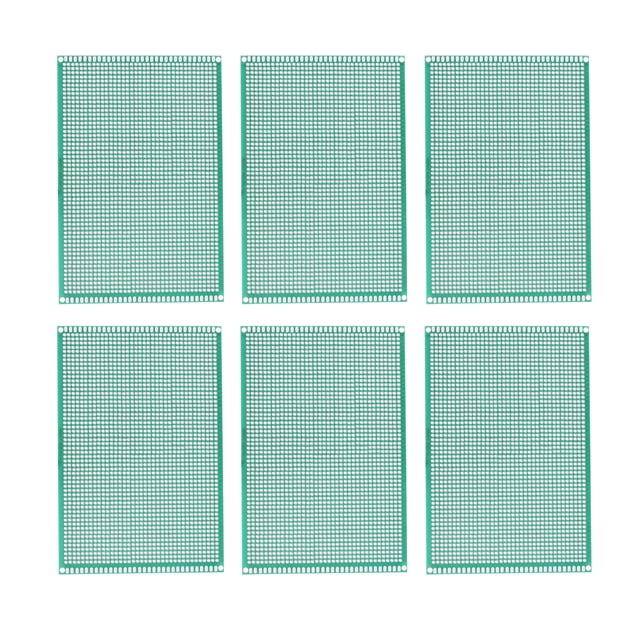 Unique Bargains PCB Conseil Simple Face de Prototypage Planches Plaqué à Travers les Trous 100mmx150mm, 6 Comte