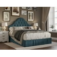 thumbnail image 2 of HMD Isabella Full Tufted Upholstered Panel Bed, Denim Blue, 2 of 3