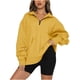 thumbnail image 2 of Puntoco Mujer Moda Casual Cremallera Sólida Turn-Down Collar Manga Larga Sudadera tops Blusa con Bolsillo Puntoco Puntoco-1663, 2 of 7