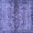 thumbnail image 1 of Ahgly Company Indoor Square Persian Blue Traditional Area Rugs, 5' Square, 1 of 4