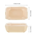 thumbnail image 2 of IDEANATEGRATE Baking Paper Tray Paper Baking Pans Wood Oven Safe Professional Bakers 1 Set, 2 of 8