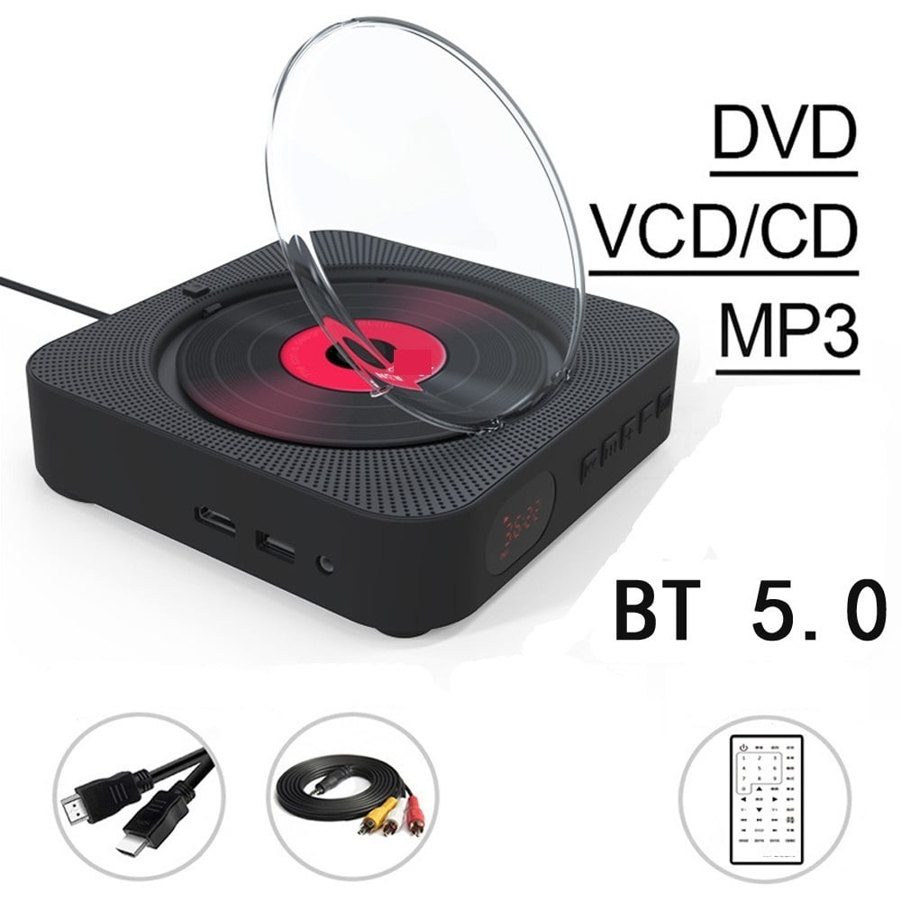 DVD Player VCD Player CD Music Player Bluetooth 5.0 Built-in Speaker ,Easy to Use