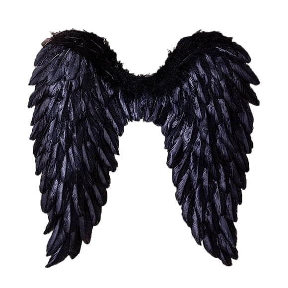 Alas de ángel, accesorio para disfraz de Halloween, alas de hada, alas de plumas para fiestas. Adultos