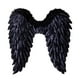 thumbnail image 1 of Alas de ángel de plumas para adultos, disfraz cómodo y elegante para Halloween., 1 of 9