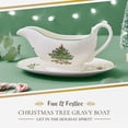 thumbnail image 2 of Spode Christmas Tree Gravy Boat & Stand, Multicolored, 2 of 7