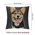 thumbnail image 4 of BANET Just a Girl Who Loves Dogs Throw Pillow Covers Set of 2 Puppy Sweet Funny Dog Pillow Covers  Modern Farmhouse Home Decorative Pillow Cases Cushion Cover for Sofa Living Room Office 22x22in, 4 of 7