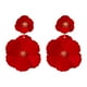 thumbnail image 1 of 1 par de hermosos pendientes decorativos con forma de flor, joyería de moda, 1 of 1