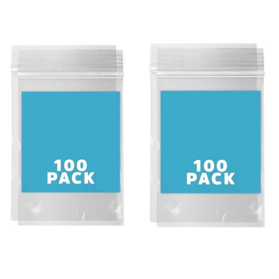 LAMIRO Zipper Bags Small Reclosable 200Pcs Tiny Clear Plastic Bag Zip Poly Bag,Self Locking Assorted Storage Pouch,Zipper Seal Packaging Pockets for Jewelry Pill Coin Storage