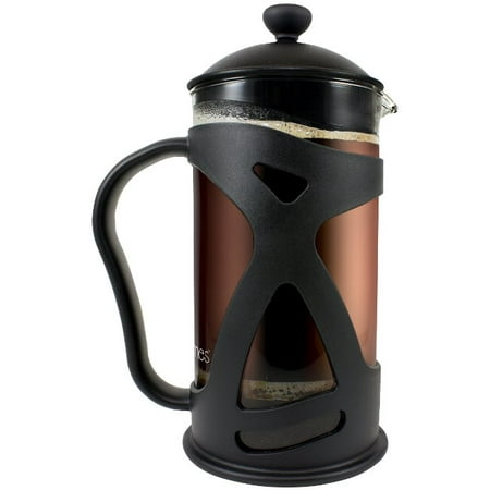 KONA French Press Coffee Tea & Espresso Maker, Black 34oz Teapot ~ Best Present Idea For (Best Coffee Maker Espresso Combo)