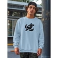 thumbnail image 2 of Sea Turtle Stencil Art Sweatshirt Men -Image by Shutterstock, Male Large, 2 of 4