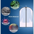 thumbnail image 2 of Funda para ropa, 6 piezas, fundas para ropa de alta calidad, tela transparente y transpirable, para trajes, vestidos, abrigos, chaquetas, camisas, vestidos de noche, bolsa para traje, 2 of 5
