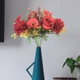 thumbnail image 3 of Sokhug Artificial Hydrangea Bouquet - Rustic Flower Stem for Vase Decor, 3 of 5