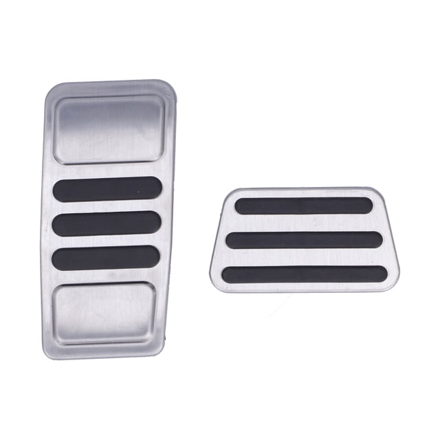 Cubierta de pedal para Ford, cubierta de pedal de acelerador de 2 piezas Cubierta de pedal antideslizante Cubierta de pedal de freno confiable y duradera