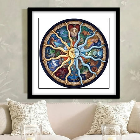 5D Frameless Mandala Diamond Embroidery DIY Craft Painting Cross Stitch Home Decor Art Kit