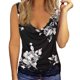 thumbnail image 1 of Camisetas de tirantes Camisetas sin mangas con estampado Floral para mujer, camisetas sin mangas con retazos de encaje, camisetas informales con cuello holgado para verano (White, XL), 1 of 6