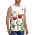 thumbnail image 2 of Fotbe Wild Herbs Men's Camiseta sin Mangas Estampada para Hombres, Playera Casual para Gimnasio, Entrenamiento, Playa-XX-Large, 2 of 7