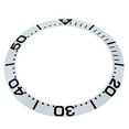 thumbnail image 2 of REPLACEMENT BEZEL INSERT SILVER LARGE NUMBERS FOR WATCH 38.10MM X 30.50MM, 2 of 2