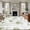 Sage Green White, variant on Large Area Rug 6'x9', Sage Green Spring Floral Non-slip Runner Carpet for Living Room/Bedroom/Office, Summer Botanical Watercolor Vintage Outdoor Indoor Area Rugs Floor Mat for Kitchen/Dining Room