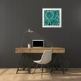 thumbnail image 3 of Meagher, Megan 12x12 White Modern Wood Framed Museum Art Print Titled - Persian Motif II, 3 of 4