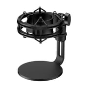 HyperX QuadCast 2 - USB Microphone for Gaming, Streaming and Podcasting, with On-Board Controls, LED Lighting, Quick Release Shock Mount and Built-in Arm/Stand Mount, PC, Mac, PS5, PS4, USB-C - Black