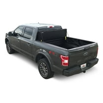 LEER HF650M Hard Quad-Folding Tonneau Cover Fits select: 2021-2022 TOYOTA TACOMA DOUBLE CAB/SR/SR5, 2017 TOYOTA TACOMA ACCESS CAB/SR5/TRD SPORT/TRD OFF ROAD