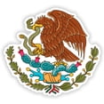 thumbnail image 3 of Mexican Sticker - Mexico Flag Coat of Arms Eagle - Vibrant Vinyl Decal Car Truck (18" x 18"), 3 of 4