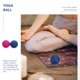 thumbnail image 5 of FELTECHELECTR 2 pelotas de yoga y fitness, pelotas de equilibrio profesionales para ejercicios de gimnasio (rosa y azul), 5 of 5