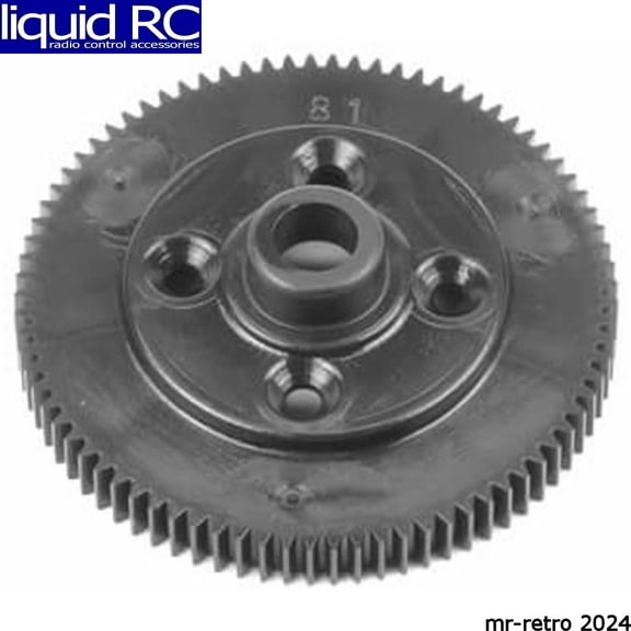 TEKNO RC LLC Spur Gear 81t 48pitch black EB410.2 TKR6522B Electric Car/Truck Option Parts