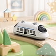 thumbnail image 6 of Feledorashia Pull Back Train Toy, Inertia Vehicle Toy, 5.3 Inch Two Way Transit Vehicle for Kids Racing Pretend Scenes Classroom Rewards and Portable Play, Plastic Body with Battery Free Motion, 6 of 6