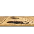 thumbnail image 5 of Unique Loom Pioneer Collection Area Rug - Yellowstone (5' 3" Square Cedar/Black), 5 of 7